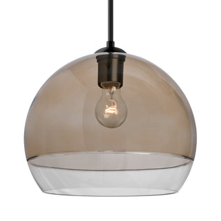 Buy black-with-smoke-clear-glass-and-smoke-shade Besa Ally Pendant Outdoor (Damp) Pendant by Besa