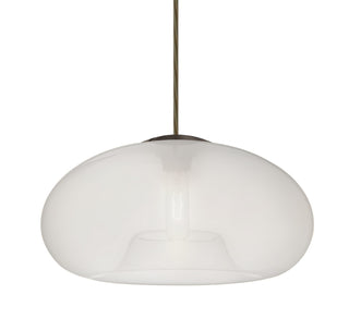 Buy bronze-with-frost-glass-and-frosted-shade Besa Bana Pendant Outdoor (Damp) Pendant by Besa
