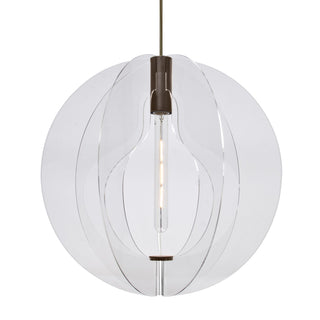 Buy bronze-with-clear-glass-and-clear-shade Besa Benito Pendant Outdoor (Damp) Pendant by Besa