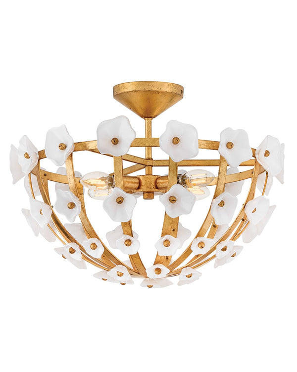 Azalea Semi Flush Mount Light by Fredrick Ramond