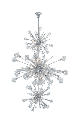 Buy chrome-with-clear-glass Constellation Pendant by Allegri