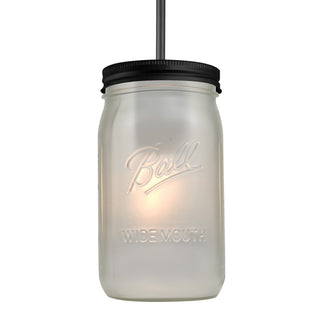 Buy black-with-white-frost-glass-and-frosted-shade Besa Milo Pendant Outdoor (Damp) Pendant by Besa