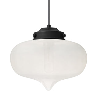 Buy black-with-frost-glass-and-frosted-shade Besa Mira Pendant Outdoor (Damp) Pendant by Besa