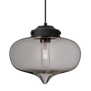 Buy black-with-smoke-glass-and-smoke-shade Besa Mira Pendant Outdoor (Damp) Pendant by Besa
