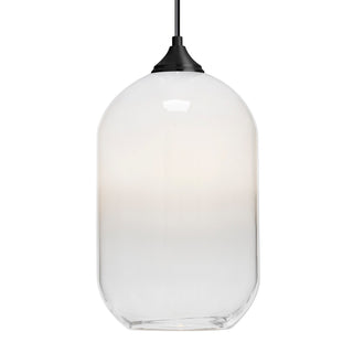 Buy black-with-white-clear-glass-and-white-shade Besa Omega Pendant Outdoor (Damp) Pendant by Besa