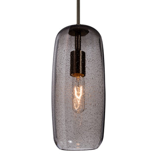 Buy bronze-with-smoke-bubble-glass-and-smoke-shade Besa Pinot Pendant Outdoor (Damp) Pendant by Besa