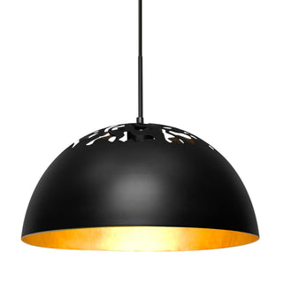 Buy black-with-black-glass-and-metal-shade Besa Gordy Pendant Outdoor (Damp) Pendant by Besa