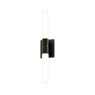 Buy black-brass-with-white-etched-cased-glass-glass-and-white-shade Scepter Vanity by Sonneman