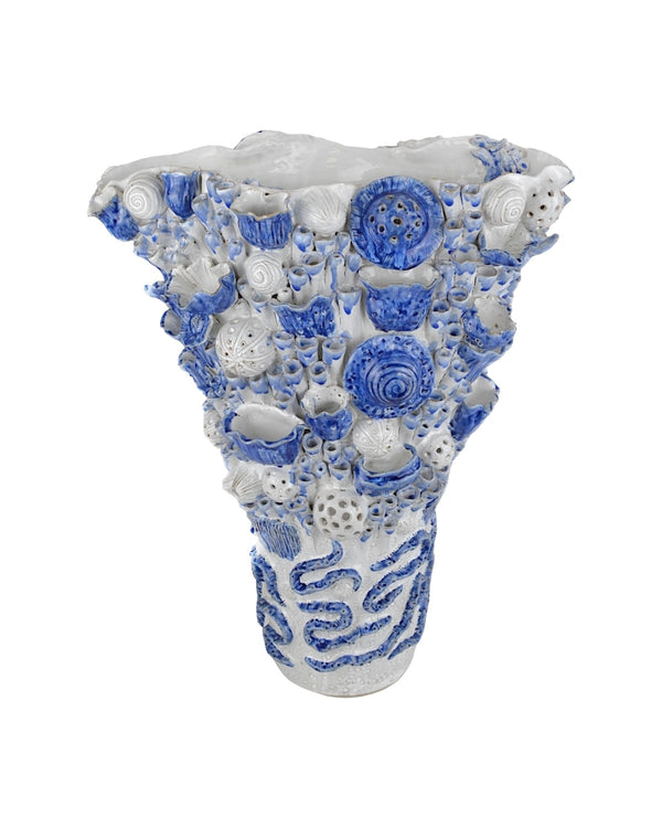 Coral Reef Collection Vase by Currey and Company