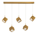 Ice Cube Chandelier by W.A.C. Lighting