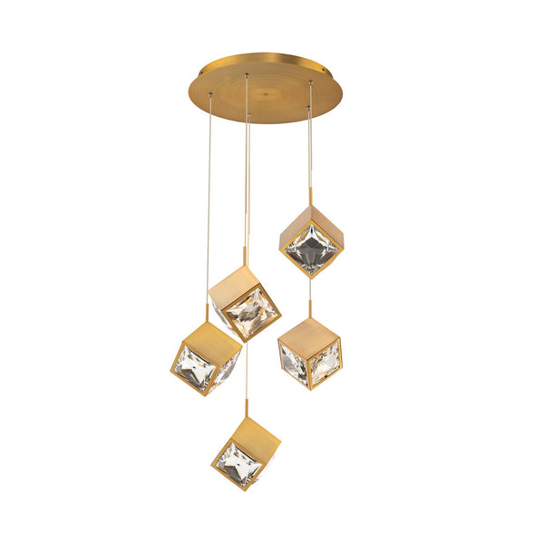 Ice Cube Chandelier by W.A.C. Lighting