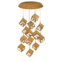 Ice Cube Chandelier by W.A.C. Lighting