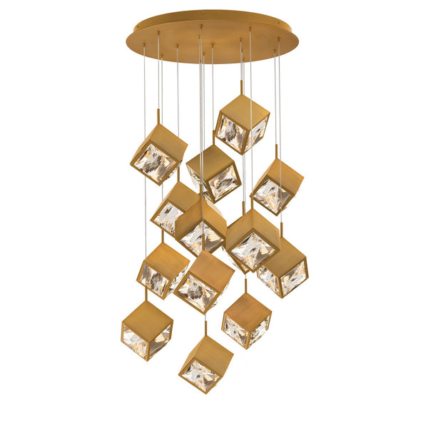 Ice Cube Chandelier by W.A.C. Lighting