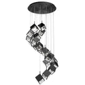 Ice Cube Chandelier by W.A.C. Lighting