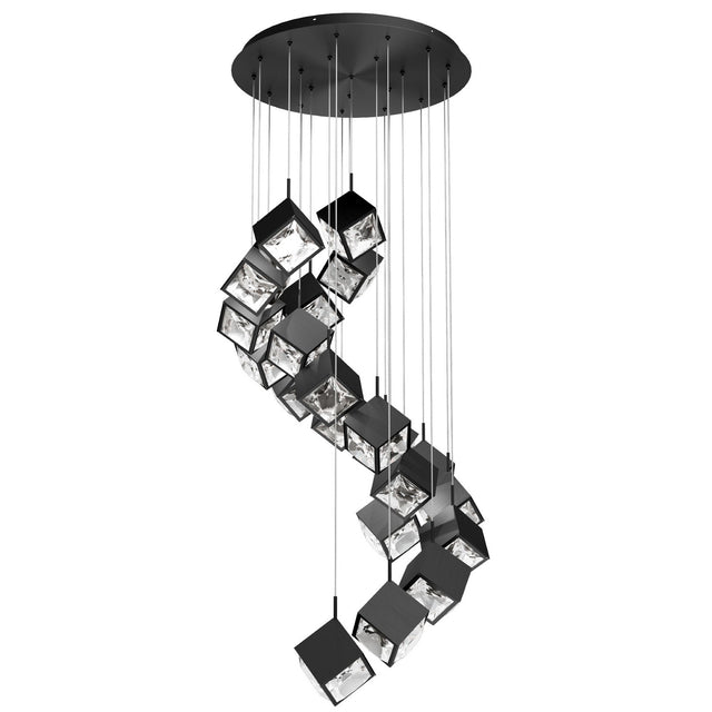 Ice Cube Chandelier by W.A.C. Lighting