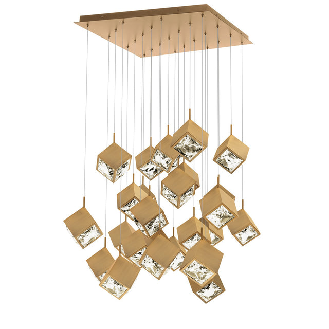Ice Cube Chandelier by W.A.C. Lighting