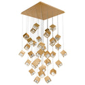 Ice Cube Chandelier by W.A.C. Lighting