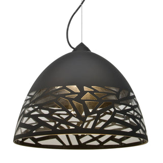 Buy black-with-black-glass-and-black-shade Besa Kiev Cable Pendant Outdoor (Damp) Pendant by Besa