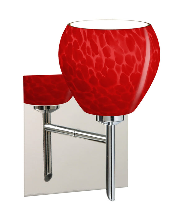 Besa Tay Tay Mini Sconce with Square Canopy Outdoor (Damp) Sconce by Besa