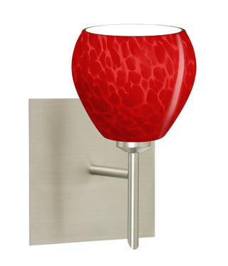 Besa Tay Tay Mini Sconce with Square Canopy Outdoor (Damp) Sconce by Besa