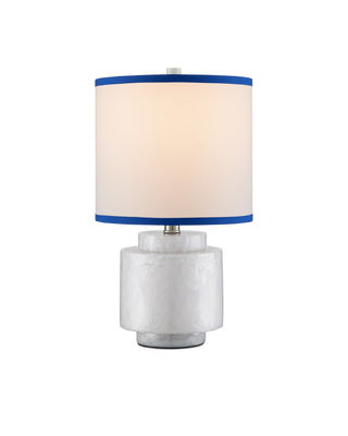 Buy white-swirl Beryl Collection Table Lamp by Currey and Company