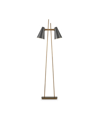 Duet Floor Lamp Floor Lamp by Currey and Company