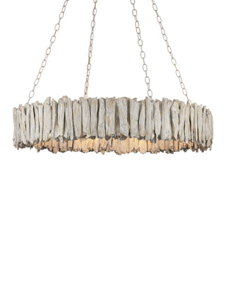 Buy whitewash Driftwood Collection Chandelier by Currey and Company
