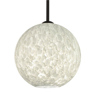 Buy black-with-carrera-glass-and-white-shade Besa Coco Stem Pendant Outdoor (Damp) Pendant by Besa