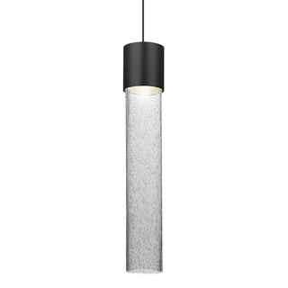 Buy black-with-clear-bubble-glass-and-clear-seedy-shade Besa Wanda Pendant Pendant by Besa