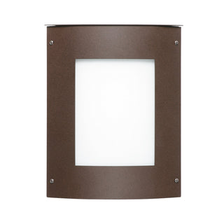 Buy bronze-with-white-acrylic-glass Besa Outdoor Sconce Moto Square Outdoor Lantern by Besa