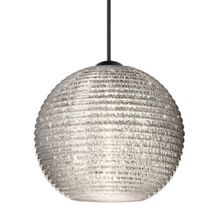 Buy black-with-glitter-glass-and-silver-gray-shade Besa Kristall Pendant Pendant by Besa