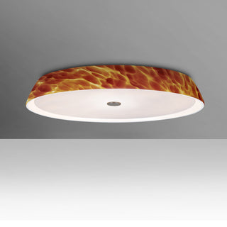 Buy with-amber-cloud-glass-and-frosted-shade Besa Sophi Ceiling Outdoor (Damp) Ceiling Mount Light by Besa