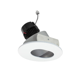 Buy haze-matte-powder-white Outdoor (Damp) LED Slot Aperture Retrofit by Nora Lighting