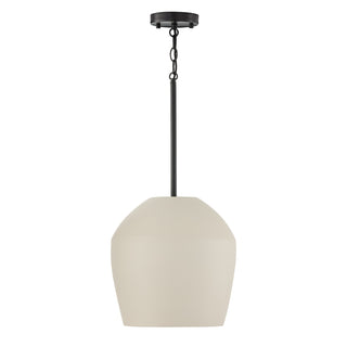 Buy terracotta-ivory-and-natural-cream-shade Della Outdoor (Damp) Pendant by Capital Lighting