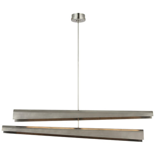 Buy pewter Piel Outdoor (Damp) Chandelier by Visual Comfort Signature
