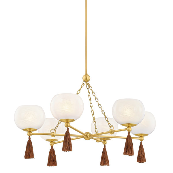 Niya Outdoor (Damp) Chandelier by Mitzi