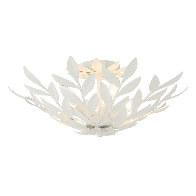 Broche Outdoor (Damp) Semi Flush Mount Light by Crystorama