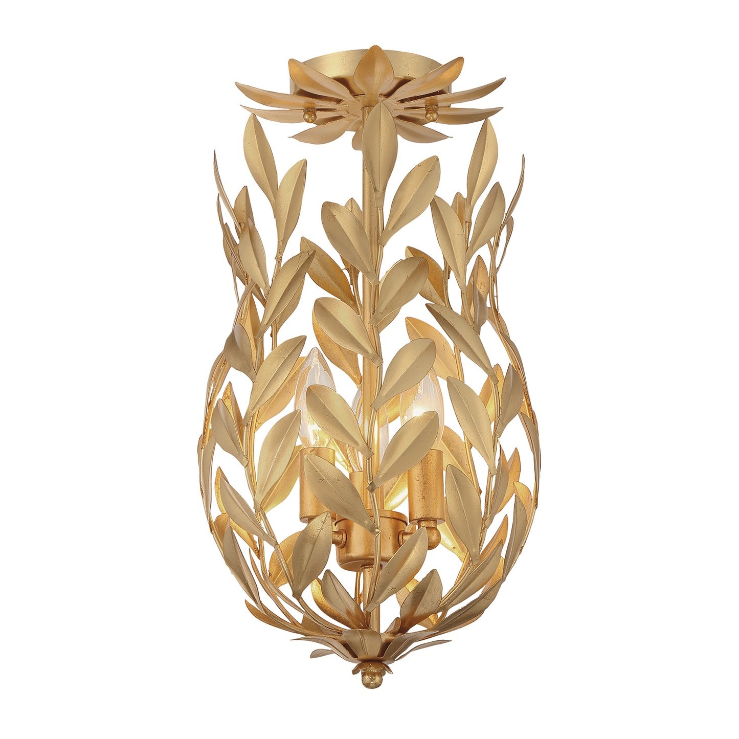 Broche Semi-Flush Mount Ceiling Light by Crystorama