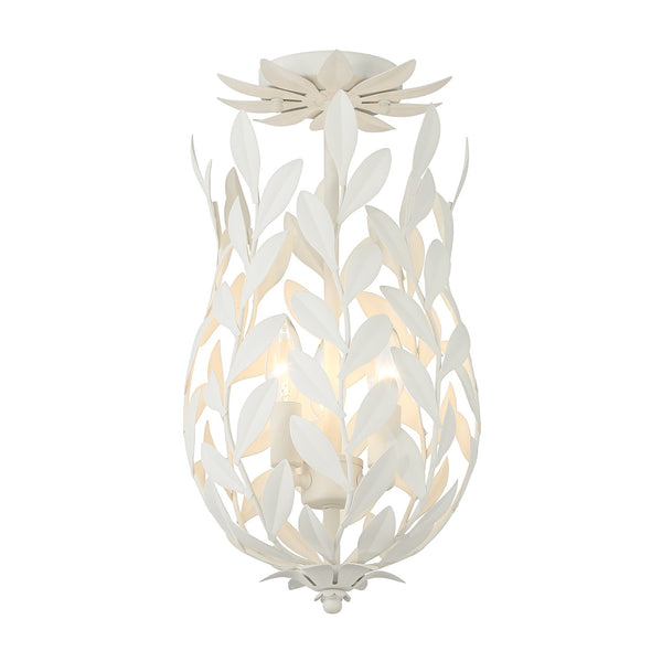 Broche Outdoor (Damp) Semi Flush Mount Light by Crystorama