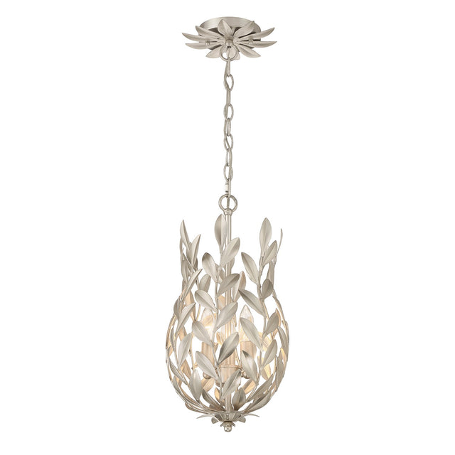Broche Outdoor (Damp) Mini Pendant by Crystorama