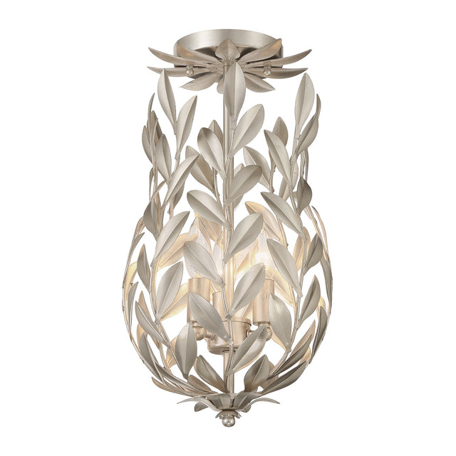 Broche Outdoor (Damp) Semi Flush Mount Light by Crystorama