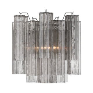 Buy polished-chrome-with-tronchi-glass-glass-and-smoke-shade Addis Outdoor (Damp) Sconce by Crystorama