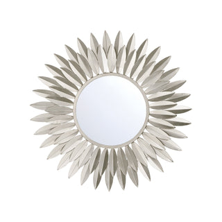 Buy antique-silver Broche Outdoor (Damp) Mirror by Crystorama