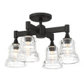 Gregory Outdoor (Damp) Semi Flush Mount Light by Crystorama