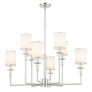 Buy polished-nickel Hatfield Chandelier by Crystorama