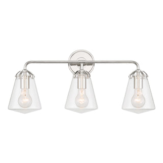 Buy polished-nickel-with-clear-glass-glass-and-clear-shade Voss Vanity by Crystorama