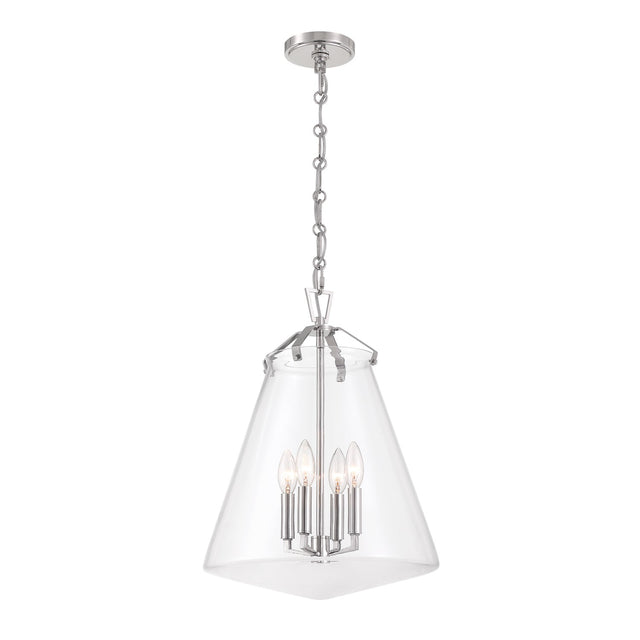 Voss Outdoor (Damp) Pendant by Crystorama