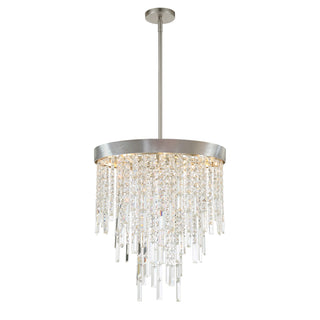 Buy antique-silver Winfield Outdoor (Damp) Chandelier by Crystorama