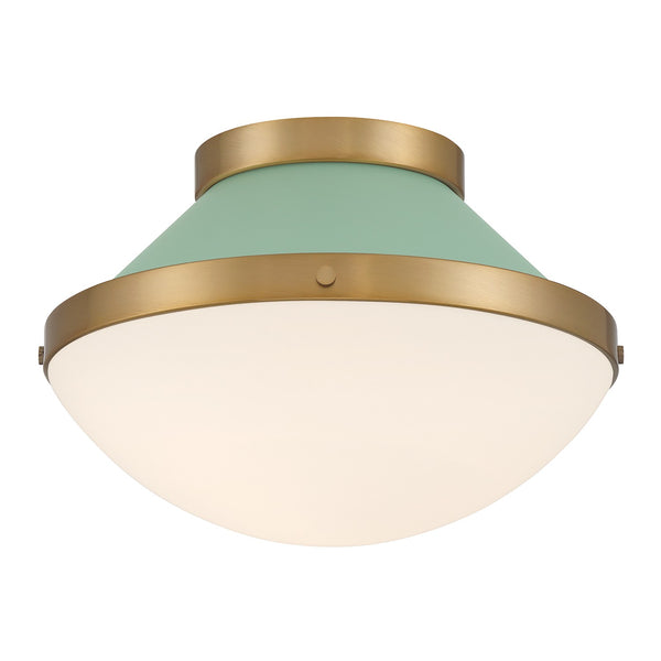 Xander Outdoor (Damp) Flush Mount Light by Crystorama
