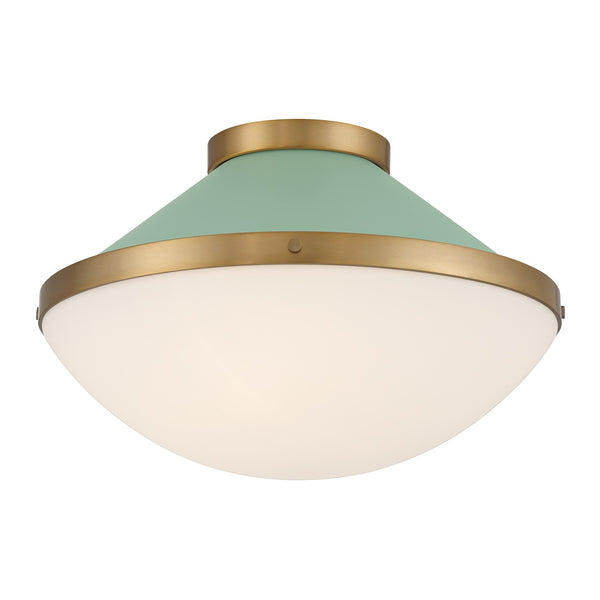 Xander Outdoor (Damp) Flush Mount Ceiling Light by Crystorama